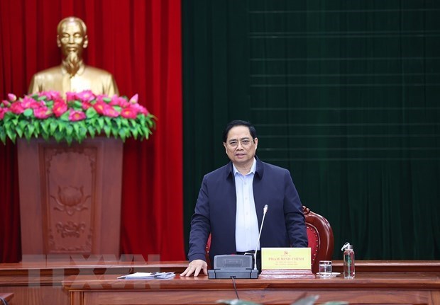 PM holds working session with Quang Binh’s leaders